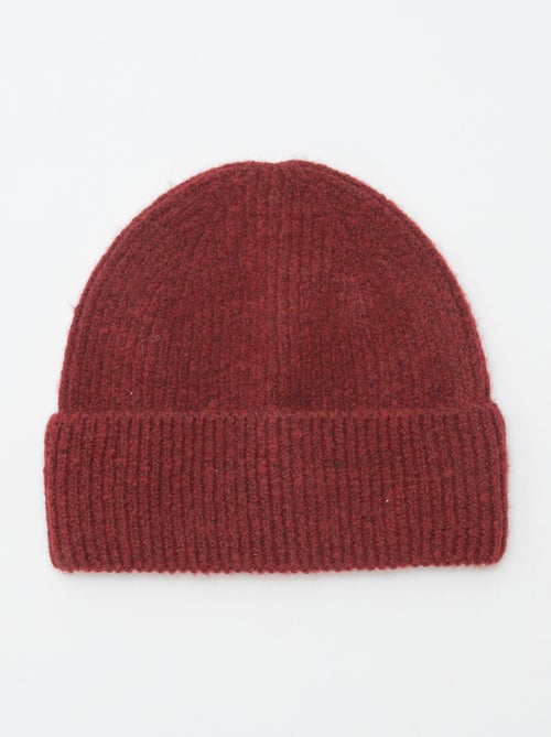 Bonnet côtelé - Kiabi