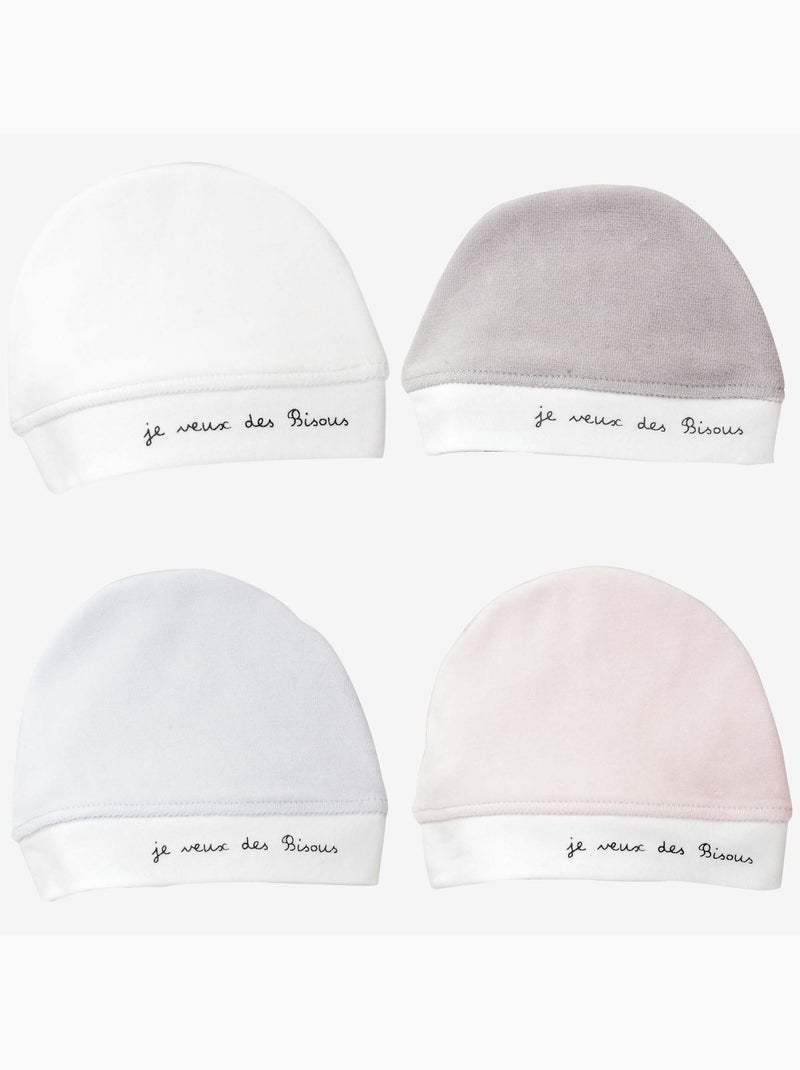 Bonnet de naissance Gris clair - Kiabi
