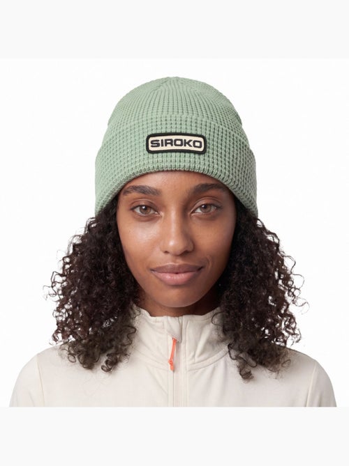 Bonnet de randonnée en maille gaufrée homme et femme sequoia - Kiabi