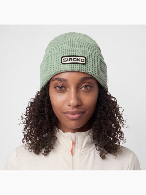 Bonnet de randonnée en maille gaufrée homme et femme sequoia - Kiabi