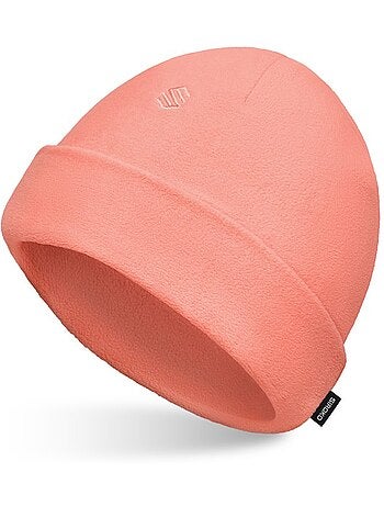 Bonnet de randonnée en polaire homme et femme aysen coral