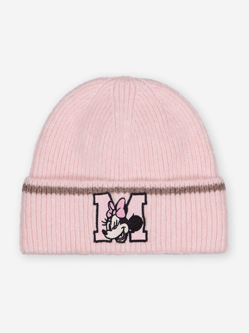Bonnet 'Disney' 'Minnie' avec revers Rose - Kiabi