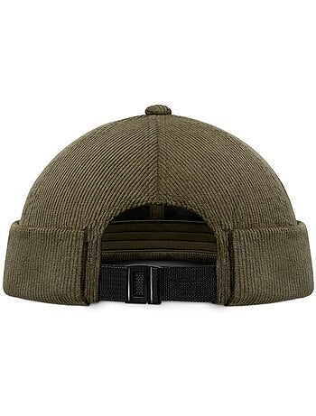 Bonnet docker en velours côtelé homme et femme cord docker