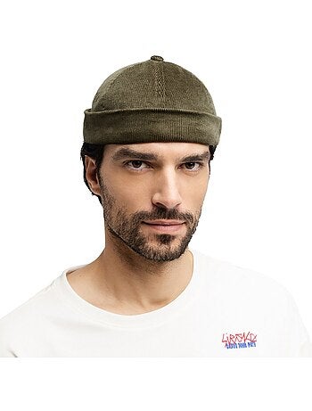 Bonnet docker en velours côtelé homme et femme cord docker