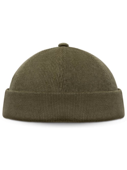 Bonnet docker en velours côtelé homme et femme cord docker - Kiabi