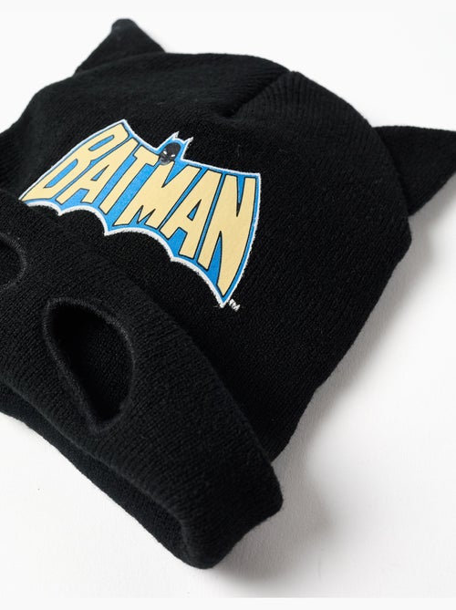 Bonnet en maille avec imprimé batman et oreilles 3d - Kiabi Bonnet en maille avec imprimé batman et oreilles 3d - Kiabi