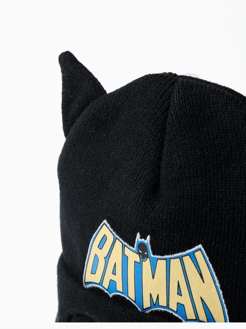 Bonnet en maille avec imprimé batman et oreilles 3d - Kiabi Bonnet en maille avec imprimé batman et oreilles 3d - Kiabi