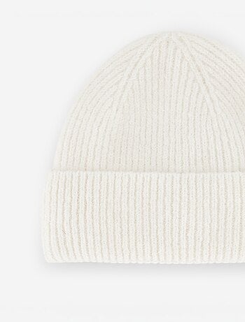 Bonnet en maille grosse jauge