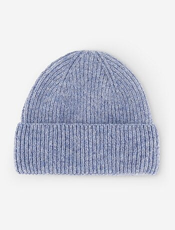 Bonnet en maille grosse jauge