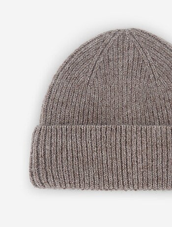 Bonnet en maille grosse jauge