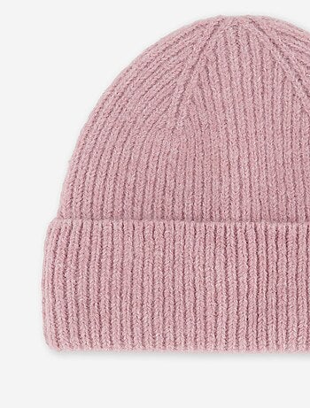 Bonnet en maille grosse jauge