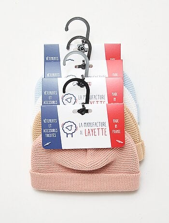 Bonnet en tricot 'La manufacture de Layette'
