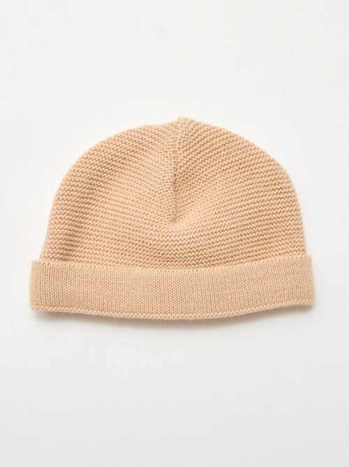 Bonnet en tricot 'La manufacture de Layette' - Kiabi
