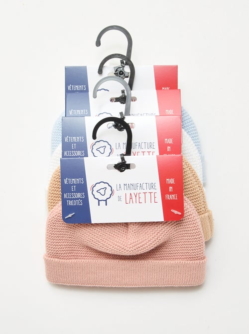 Bonnet en tricot 'La manufacture de Layette' - Kiabi