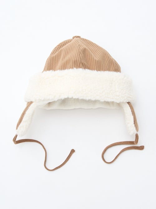 Bonnet en velours - Kiabi