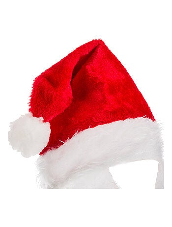 Bonnet et fausse barbe de père noël