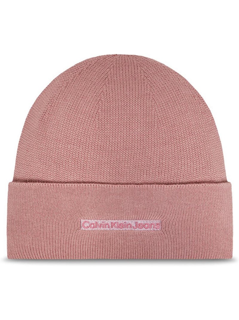 Bonnet femme calvin klein jeans peach Rose - Kiabi