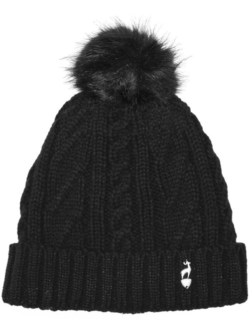 Bonnet femme pompon black aulp - Kiabi