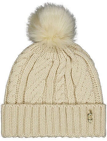 Bonnet femme pompon gold aulp