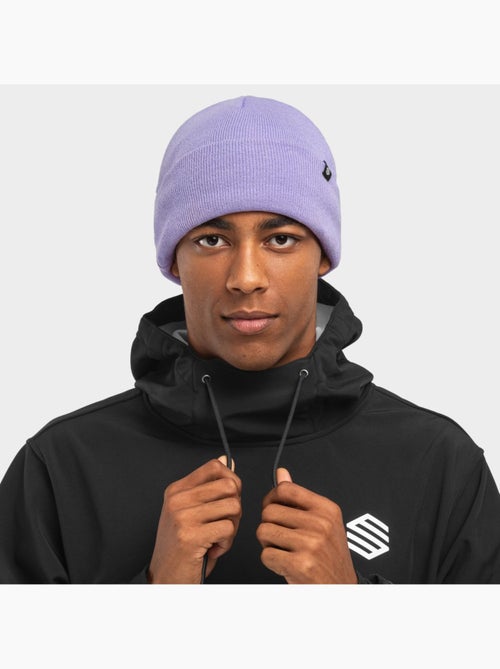 Bonnet hiver sports d'hiver homme et femme snowflake violet - Kiabi