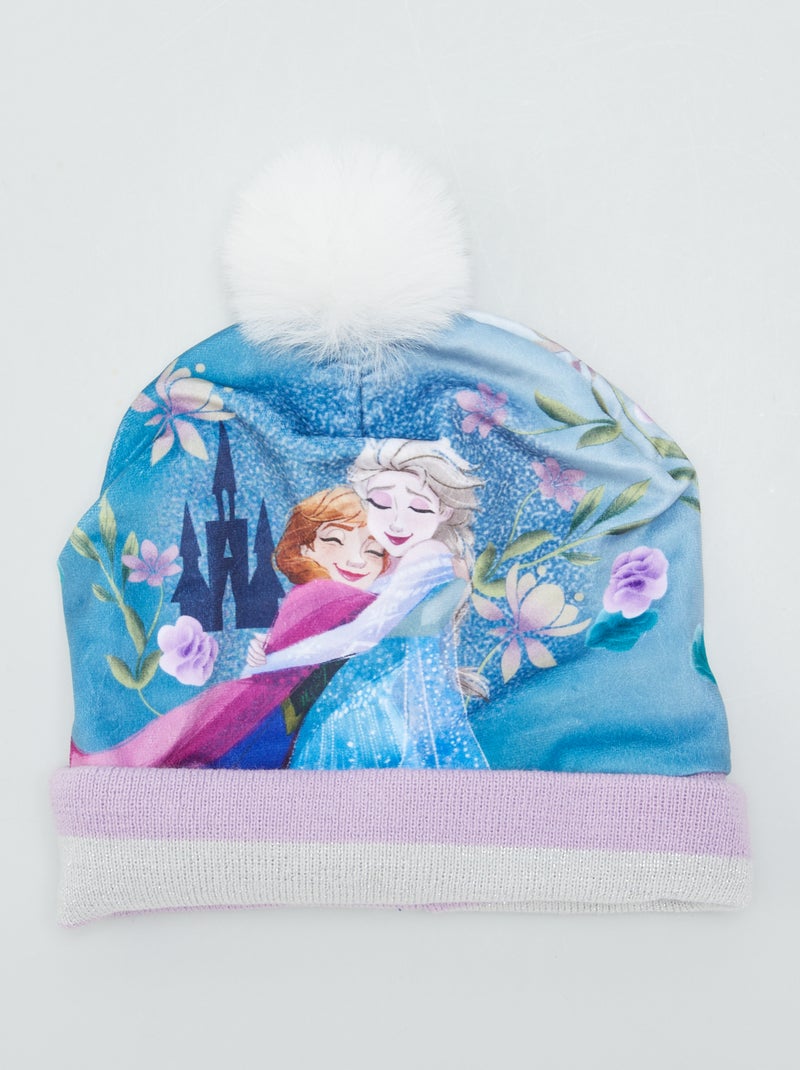 Bonnet 'La reine des neiges' de 'Disney' Violet - Kiabi