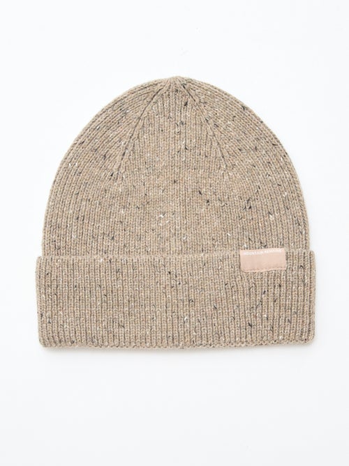 Bonnet maillé fantaisie - Kiabi