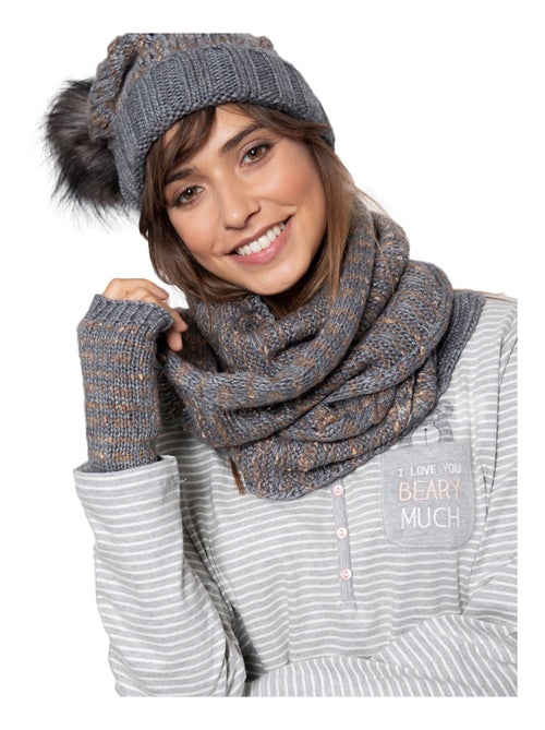 Bonnet met kwastje - Kiabi