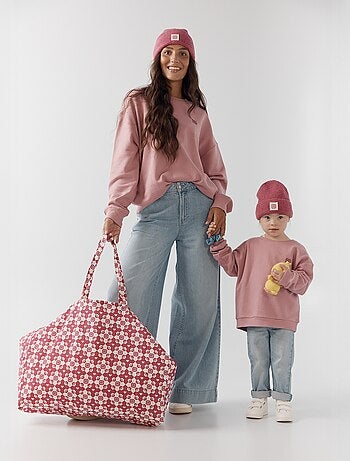 Boodschappentas type totebag XXL-formaat - Kiabi