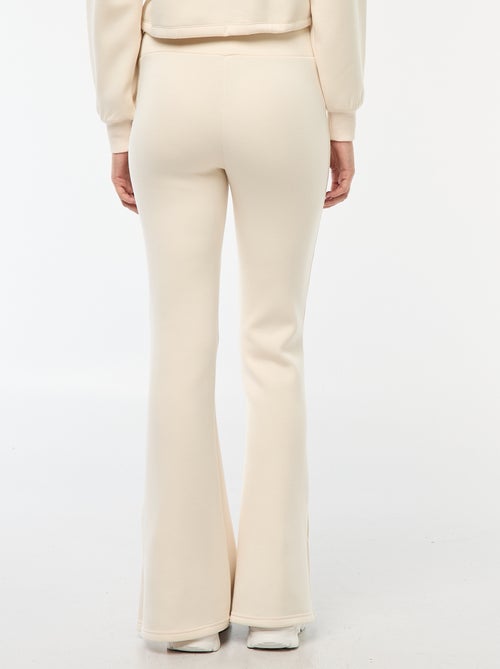 Bootcut broek van zwaar en zacht tricot - Kiabi