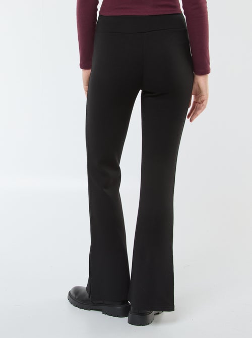 Bootcut broek van zwaar en zacht tricot - Kiabi