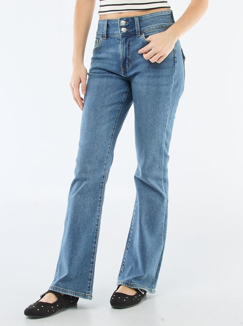 Bootcut jeans met lage taille - Kiabi