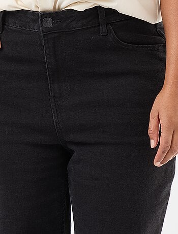 Bootcut-jeans met raw-cut afwerking