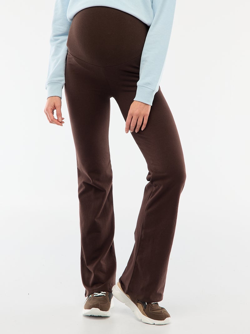 Bootcut zwangerschapslegging Bruin - Kiabi