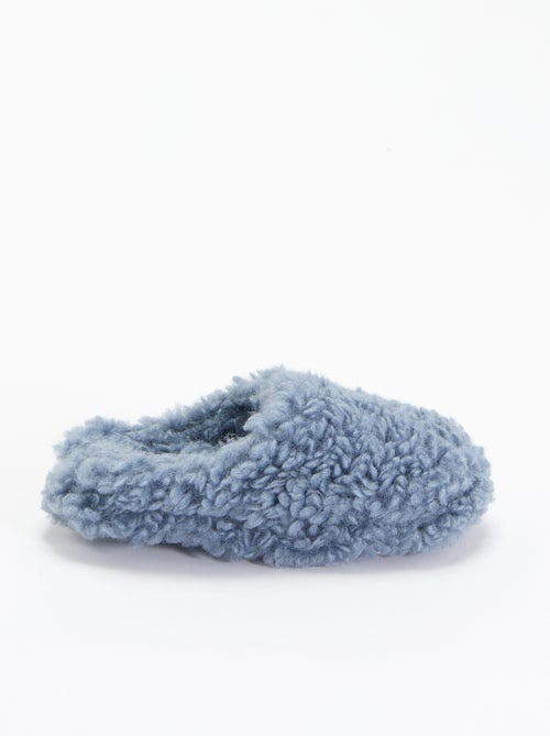 Bootpantoffels met schapenvachteffect - Kiabi