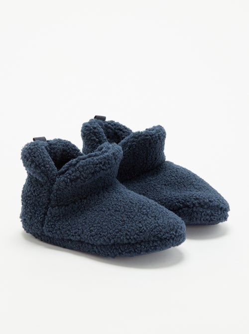 Bootpantoffels met schapenvachteffect - Kiabi