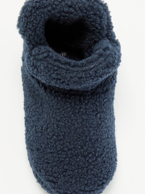 Bootpantoffels met schapenvachteffect - Kiabi