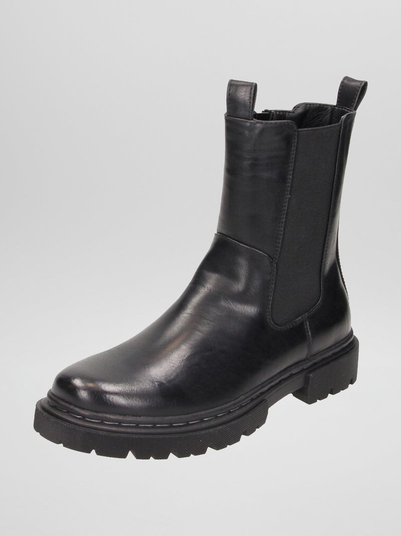 Boots à semelles épaisses Blanc - Kiabi
