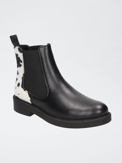 Boots à talon en simili - Kiabi Boots à talon en simili - Kiabi