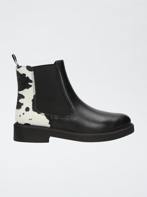 Boots à talon en simili - Kiabi Boots à talon en simili - Kiabi