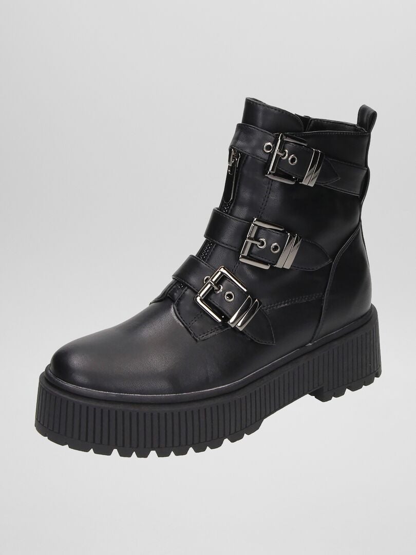 boots semelle gomme femme