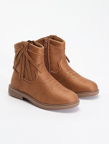 Boots effet suédine