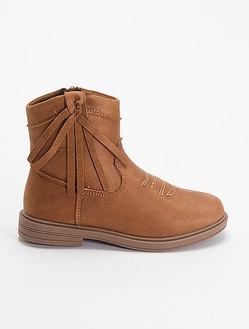 Boots effet suédine