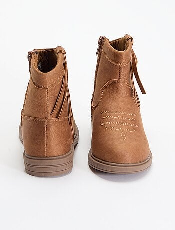 Boots effet suédine
