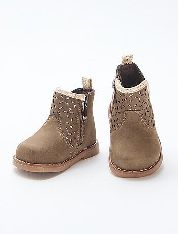 Boots effet suédine