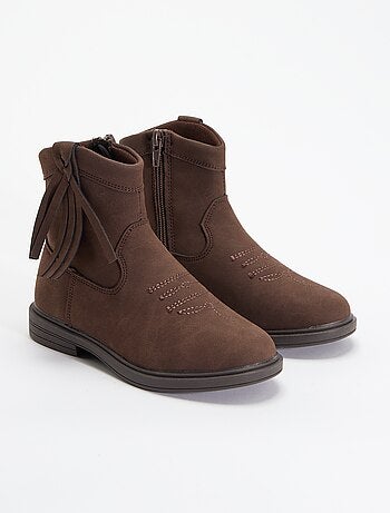 Boots effet suédine