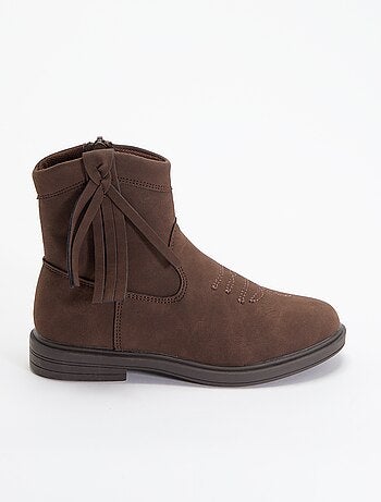 Boots effet suédine