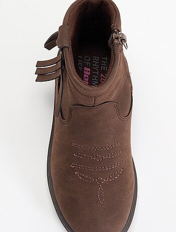Boots effet suédine