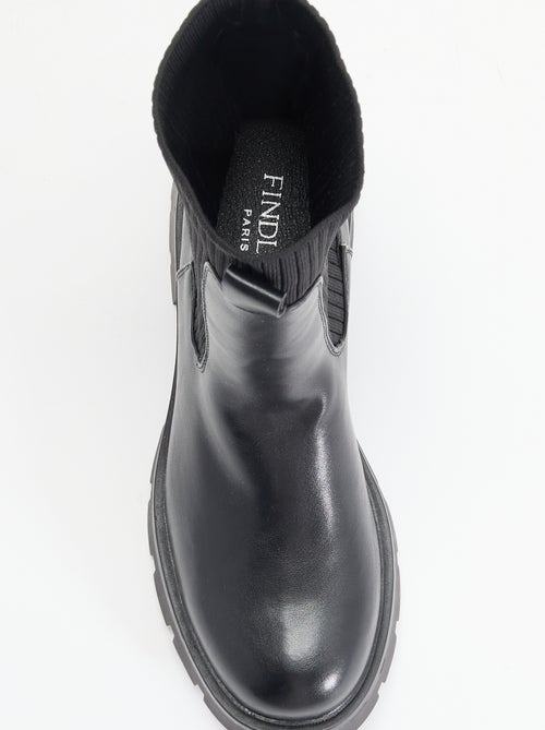 Boots en simili - Kiabi