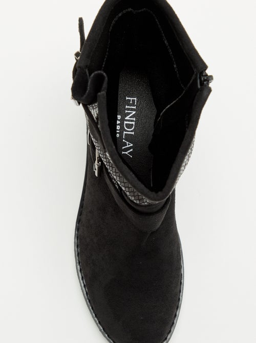 Boots en simili - Kiabi