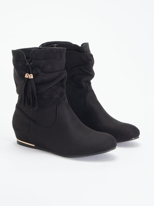 Boots en suédine - Kiabi